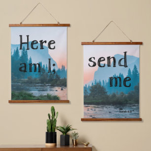 Tapisserie Suspendue Me voici - Tapestry Duo