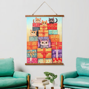 Tapisserie Suspendue Meow Gift Birthday Tower