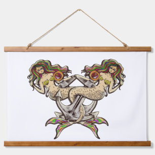 Tapisserie Suspendue Mermaids - Design nautique pour les amoureux des o