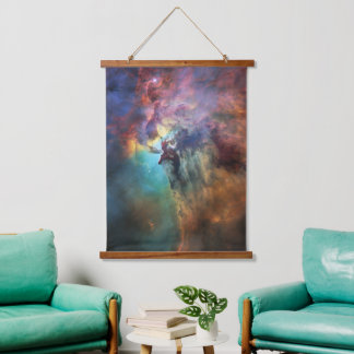 Tapisserie Suspendue Mers orageuses de la nébuleuse de la Lagune dans l