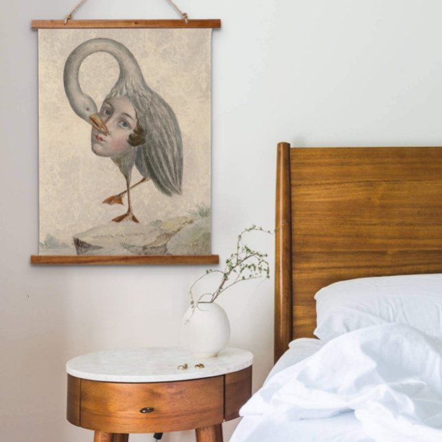 Tapisserie Suspendue Merveilleusement étrange Antique Bird (Créateur téléchargé)