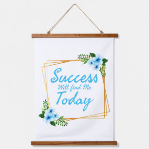 Tapisserie Suspendue message positif pour l'autogestion