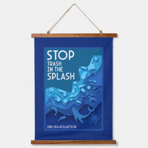 Tapisserie Suspendue Mettre fin à la pollution des mers