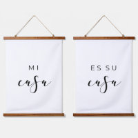 Mi casa es su casa élégant