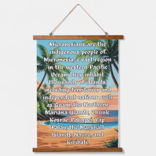 Tapisserie Suspendue Micronésiens : Nous sommes un