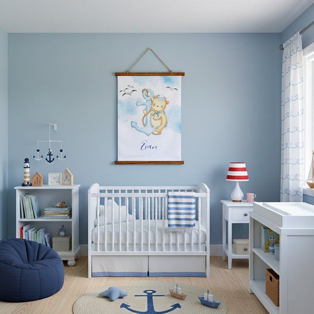 Tapisserie Suspendue Mignon bébé ours marin   (Créateur téléchargé)