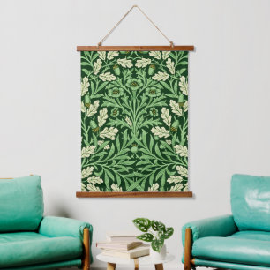 Tapisserie Suspendue Modèle vintage de William Morris Acorn Oak Green