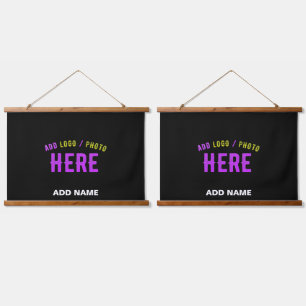 TAPISSERIE SUSPENDUE MODERNE ET MODERNE PERSONNALISABLE NOIR VÉRIFIÉ