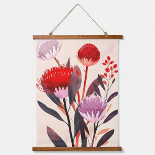 Tapisserie Suspendue Moderne Minimaliste Boho Floral Botanique