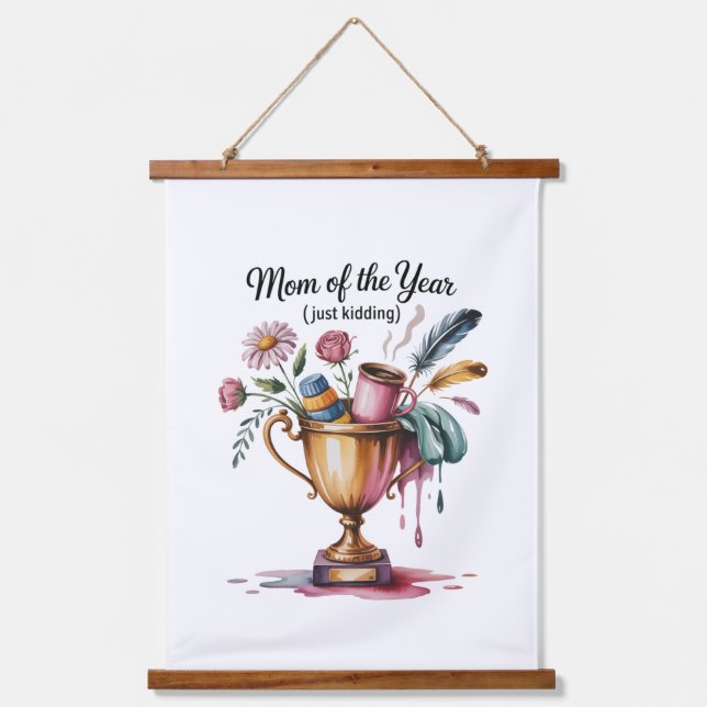 Tapisserie Suspendue Mom Of The Year (Just Kidding) (Recto)
