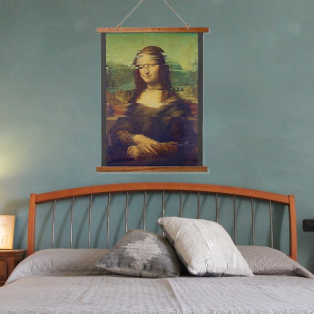 Tapisserie Suspendue Mona Lisa avec un pépin (Créateur téléchargé)