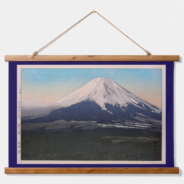 Tapisserie Suspendue Mont Fuji, Hiroshi Yoshida (Devant)