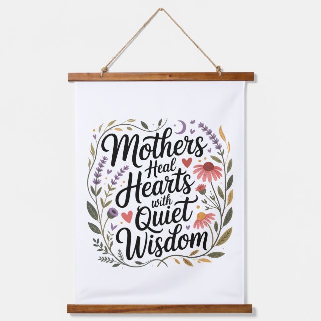 Tapisserie Suspendue Mothers Heal Hearts With Quiet Wisdom (Recto)
