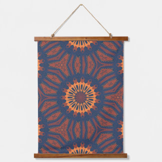 Tapisserie Suspendue Motif Boho Bloom Mandala