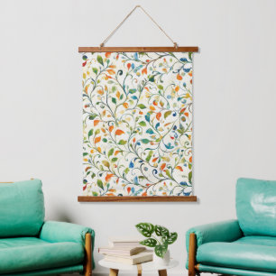 Tapisserie Suspendue Motif couleur Paisley d'inspiration vintage (2)
