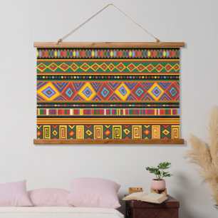 Tapisserie Suspendue Motif d'art ethnique en Afrique