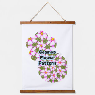 Tapisserie Suspendue Motif Fleurs Cosmos