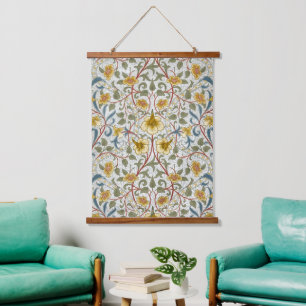 Tapisserie Suspendue Motif floral Narcisse de William Morris