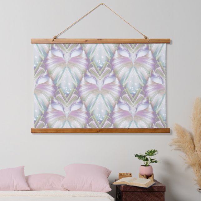 Tapisserie Suspendue Motif Oracle Owl Pastel Purple (Chambre à coucher)