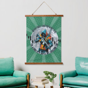 Tapisserie Suspendue Motivation Commerciale Tireur d'élite Cyberpunk