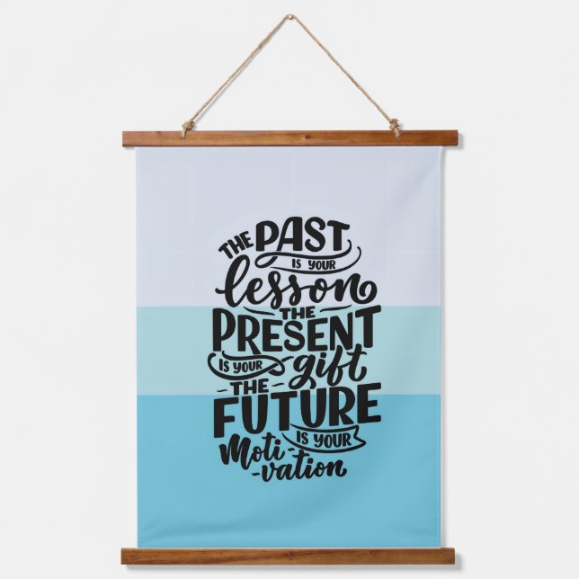 Tapisserie Suspendue Motivational Quote Wall Art.  (Recto)