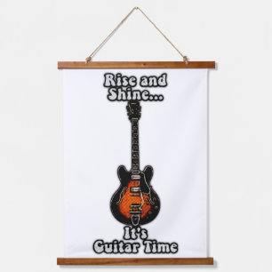 Tapisserie Suspendue mots de guitare positifs pour les joueurs de guita