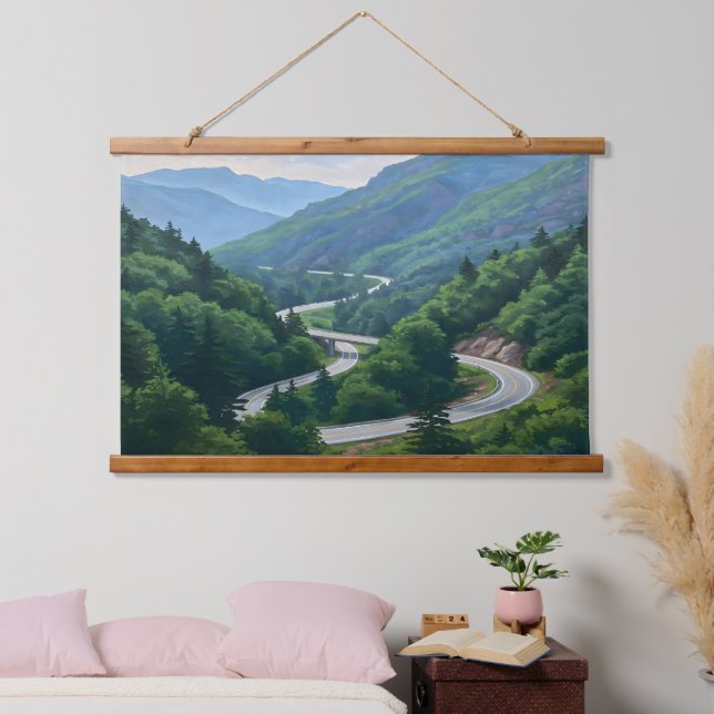 Tapisserie Suspendue Mountain Pass (Chambre à coucher)