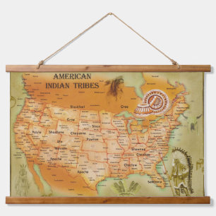 Tapisserie Suspendue Mur amérindien