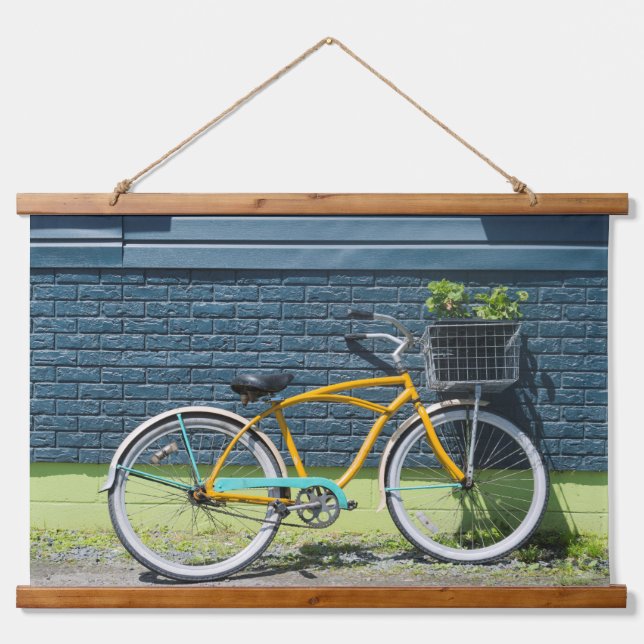 Tapisserie Suspendue Mur de vélo rustique (Devant)