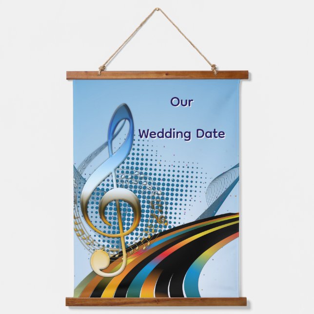 Tapisserie Suspendue Music Lovers Celebration Themes (Recto)