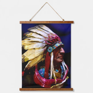 Tapisserie Suspendue Native "Hunkpapa" Chief original art