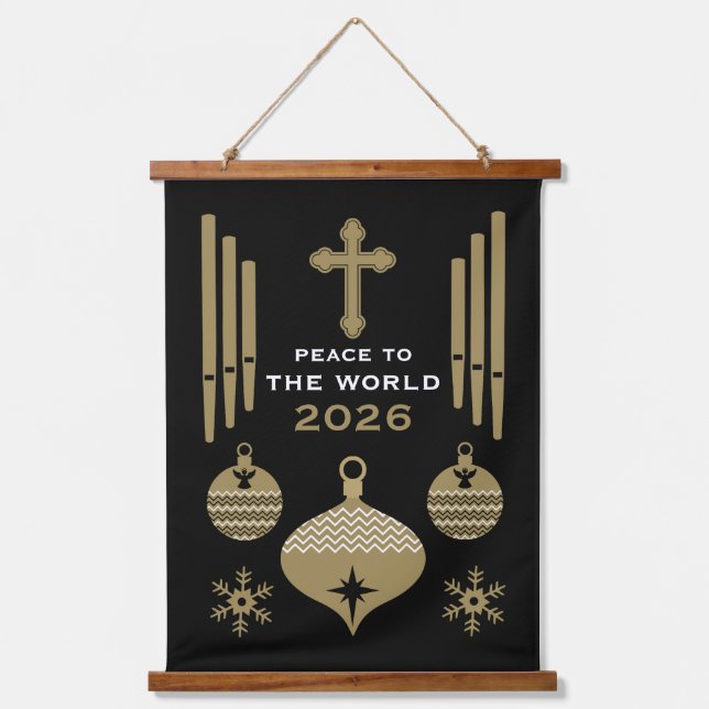 Tapisserie Suspendue Nativité Décor de Noël chrétien. (Recto)