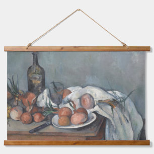 Tapisserie Suspendue Nature morte aux oignons, peinture à l'huile, Paul