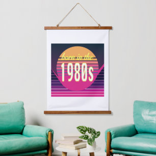 Tapisserie Suspendue Né dans les années 1980, Millennials, Gen X, année