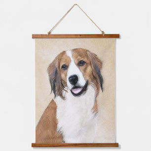Tapisserie Suspendue Nederlandse Kooikerhondje Peinture - Chien Art