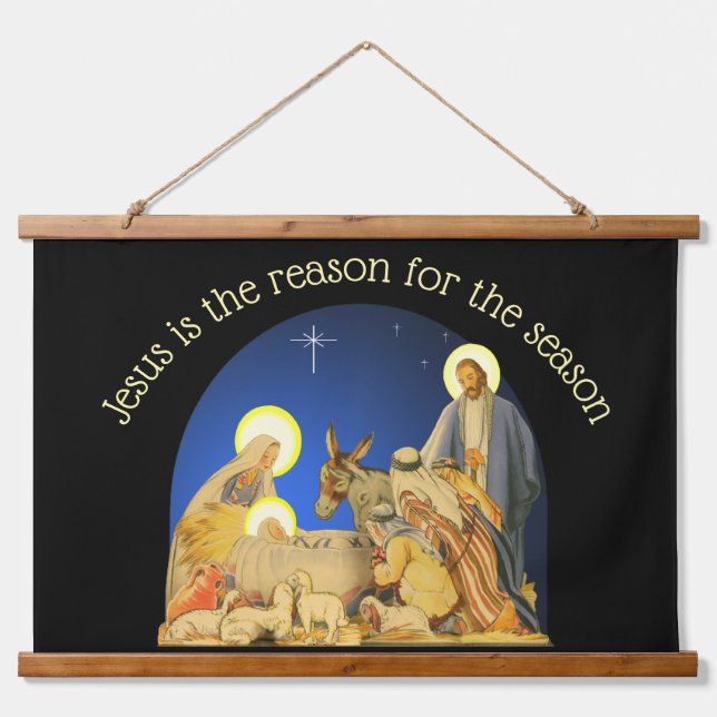 Tapisserie Suspendue Noël (Devant)
