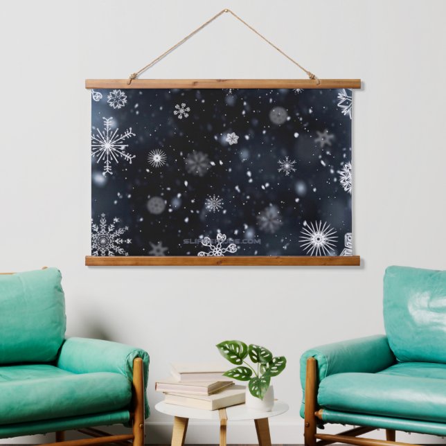 Tapisserie Suspendue Noël SlipperyJoe de différentes tailles (Salon)