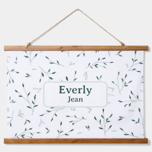 Tapisserie Suspendue Nom personnalisé minimaliste Nourriture Décor Bota