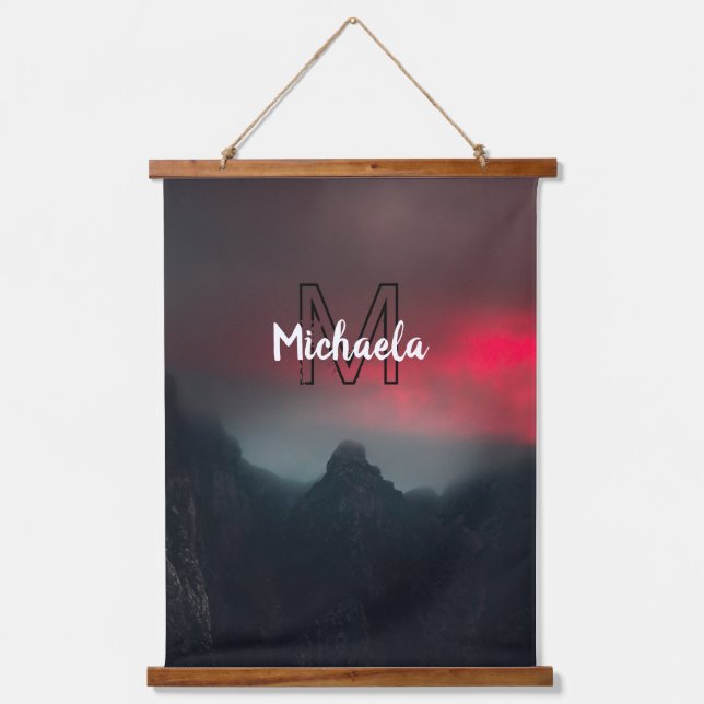 Tapisserie Suspendue Nuages brûlants, brouillard et monographie des mon (Recto)