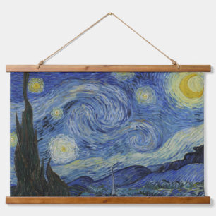 Tapisserie Suspendue Nuit étoilée, peinture à l'huile, Vincent Van Gogh