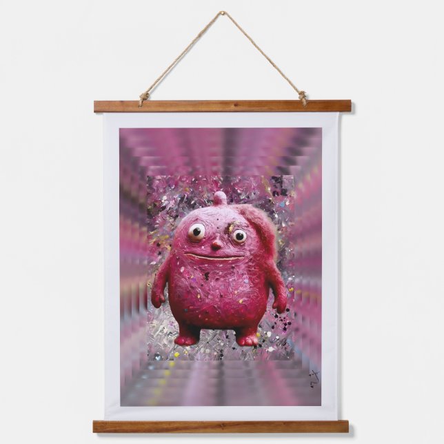 Tapisserie Suspendue OddFriends Pink Creature Mug (Recto)