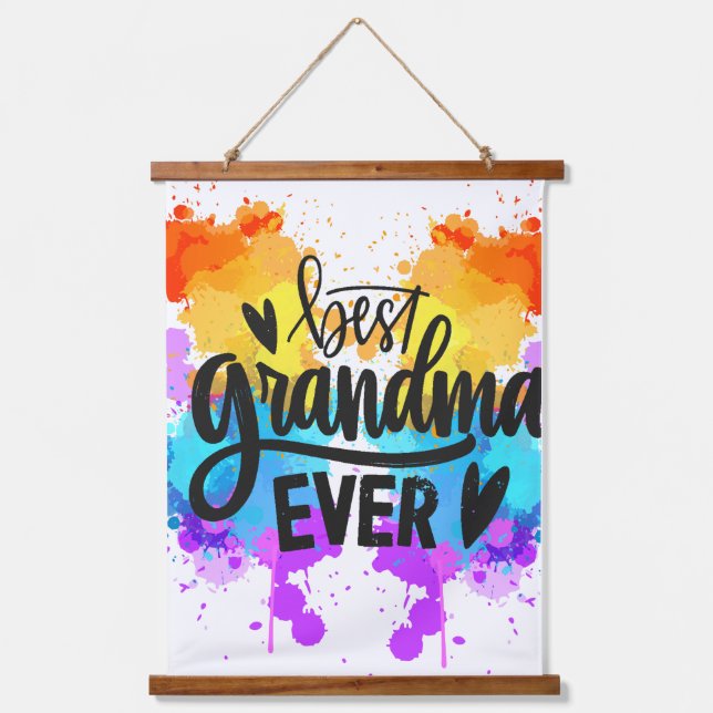 Tapisserie Suspendue OEuvre murale en bois (Recto)