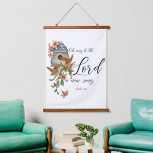 Tapisserie Suspendue Oh, chantez au Seigneur un cantique nouveau. Oisea