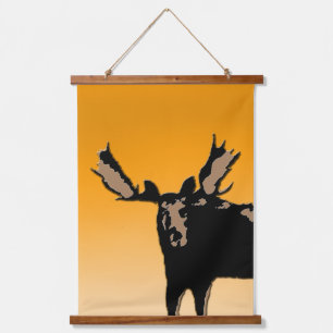 Tapisserie Suspendue Oie au coucher du soleil - Art original de la faun