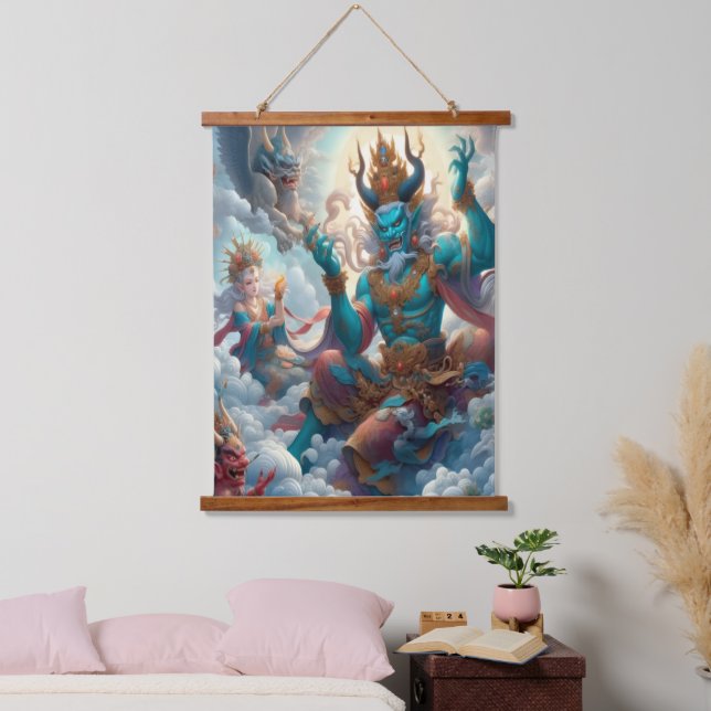Tapisserie Suspendue Oni Illuminé  (Chambre à coucher)