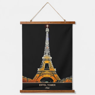 Tapisserie Suspendue Où les rêves touchent le ciel : Tour Eiffel