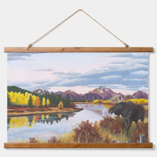 Tapisserie Suspendue Oxbow Bend Grand Teton