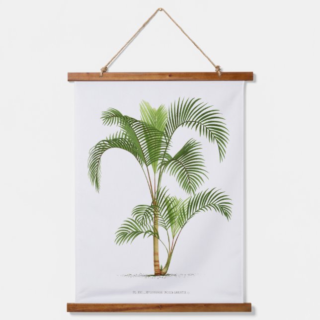 Tapisserie Suspendue Palm Print -Pieter Joseph de Pannemaeker 1832-1904 (Recto)