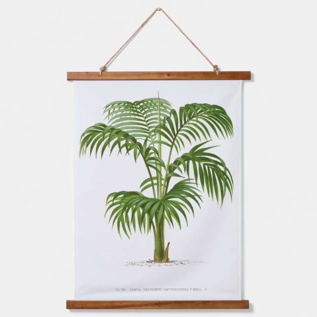 Tapisserie Suspendue Palm Print -Pieter Joseph de Pannemaeker 1832-1904 (Recto)