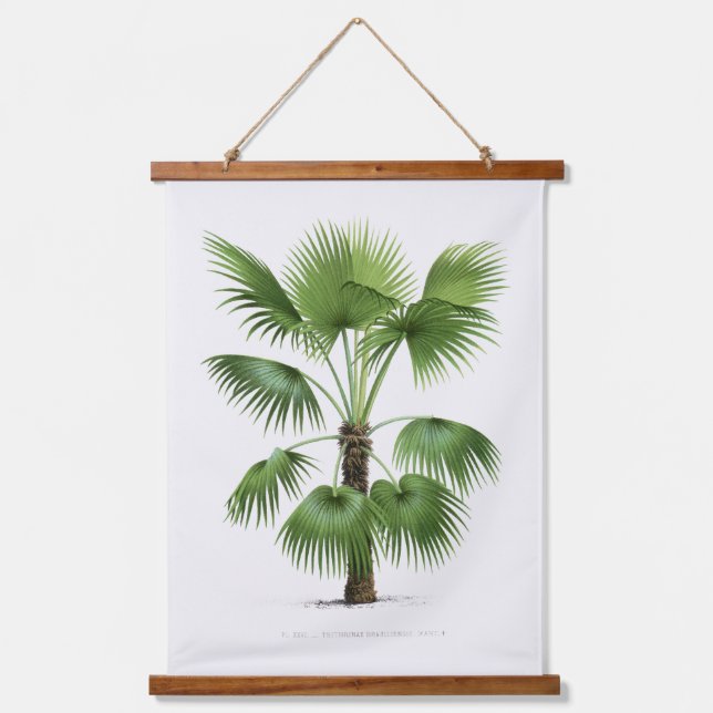 Tapisserie Suspendue Palm Print -Pieter Joseph de Pannemaeker 1832-1904 (Recto)
